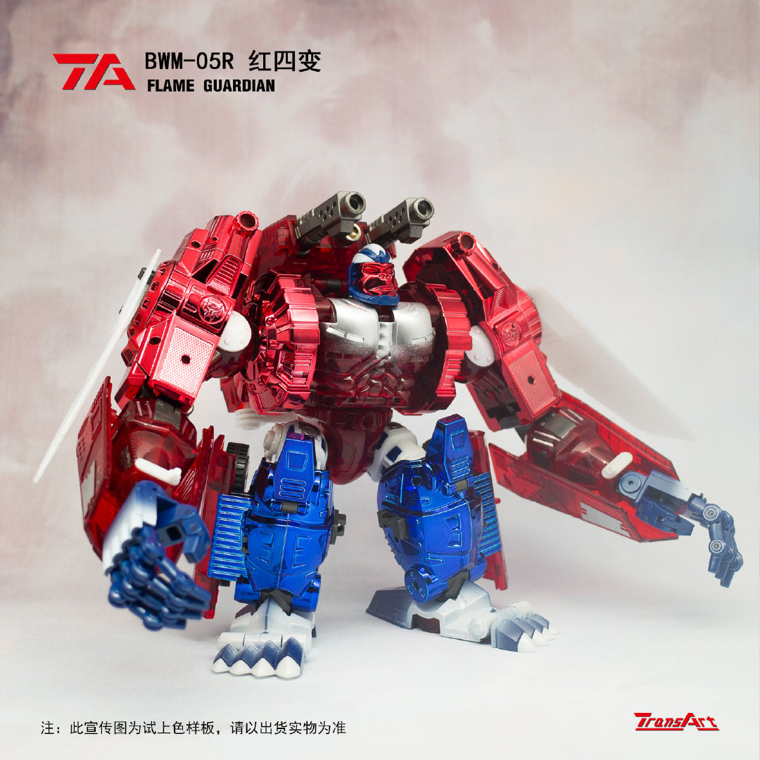 TransArt Toys BWM-05R Flame Guardian Color Images